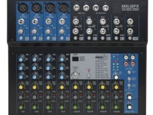 يونيستار ميكسر MXi.12FX 12 Input ميكسر , 24-bit ديجيتال FX معالج
