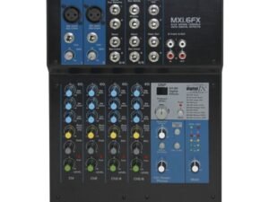 يونيستار ميكسر MXi.6FX 6 Input ميكسر , 24-bit ديجيتال FX معالج