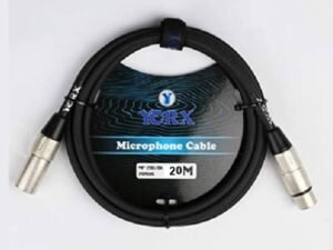 يوركس سلك مايكروفون -سماعات Mp-280-20M Bk XLR To XLR-Cable