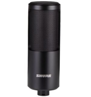 ميكروفون Shure Sm4-K أسود مع حامل صلب