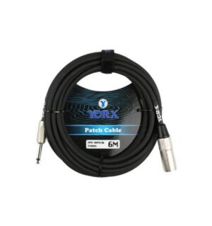Yorx MPX-481PR-6M BK / XLR M - 1/4 MONO PLUG -Cable