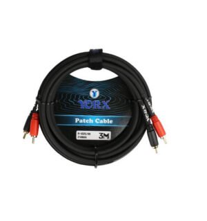 Yorx A-402G-3M Bk RCA To RCA-Cable