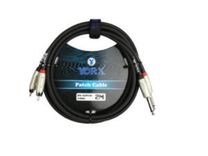 يوركس سلك توصيل أسود APX-403PR-2M RCA To JACK